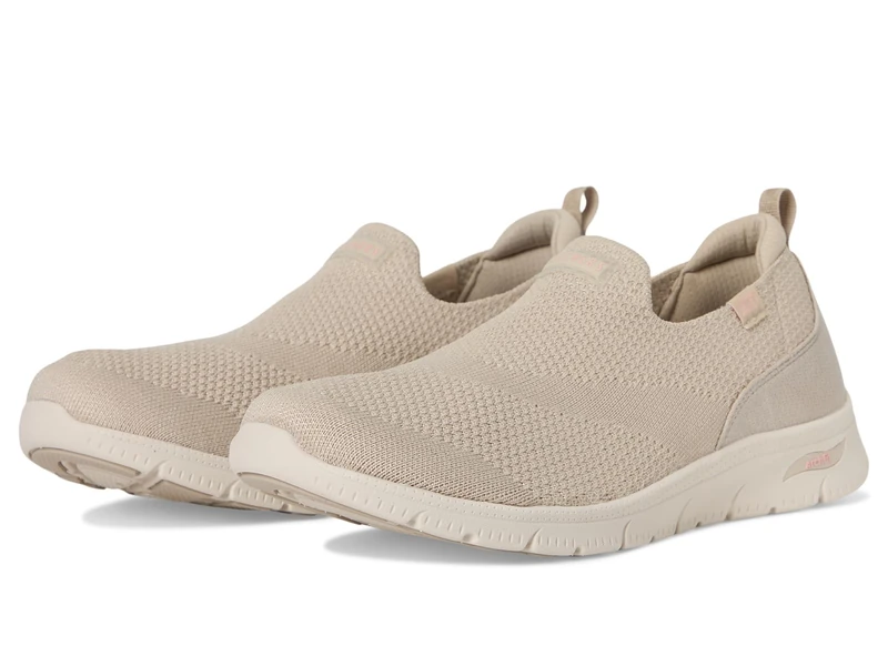 Skechers Women's Arch Fit Refine 2.0 Cascade Sneaker, Taupe=TPE, 6