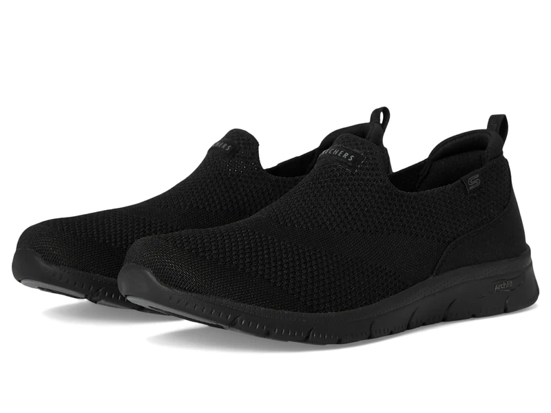 Skechers Arch Fit Refine 2.0 Cascade Textile Women's Black Trainers - UK 6 - Image 1