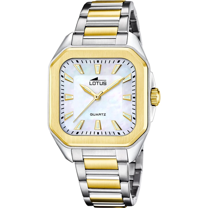 Lotus Ladies Gold PVD-Plated Steel Watch with Steel Bracelet 18969/2