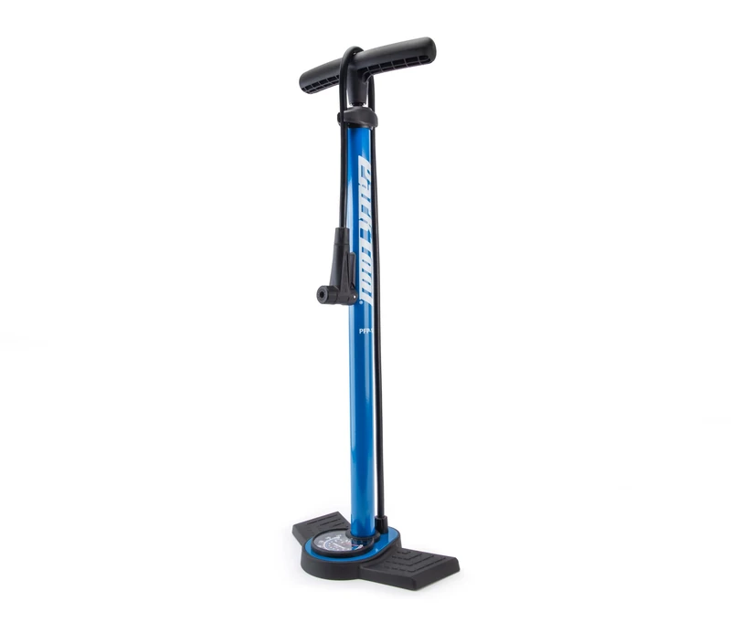 Park Tool PFP-10 Home Mechanic Bicycle Floor Pump, Blue