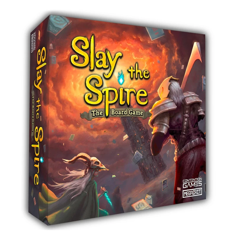Contention Games | Slay The Spire: The Board Game | Cooperative Board Game | Ages 12+ | 1-4 Players | 45+ Minutes Playing Time, Red