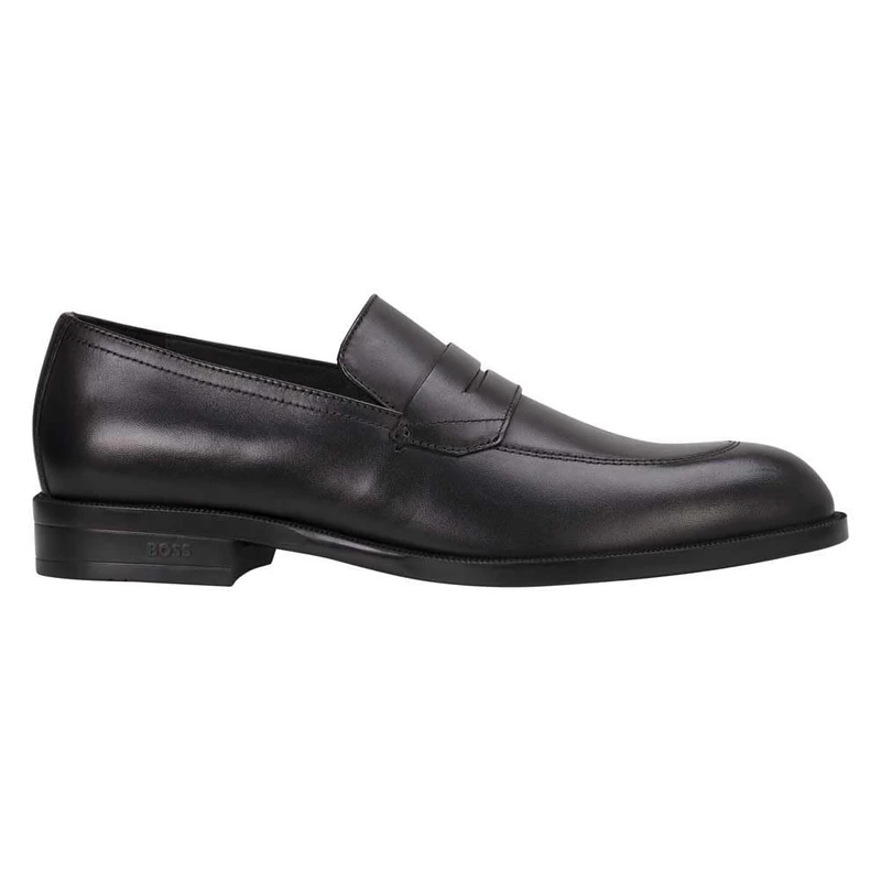 BOSS Men's Tayil_Loaf_bunl Loafer, Black, 10 UK