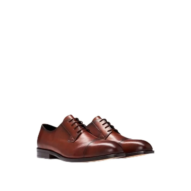 BOSS Men's Limber_Derb_tclt Derby, Medium Brown, 9 UK