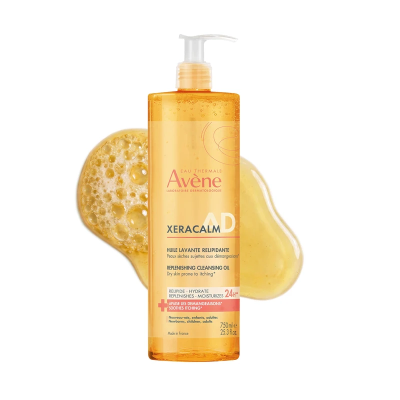 Eau Thermale Avene XeraCalm A.D Lipid-Replenishing Cleansing Oil, 25.3 fl. Oz.