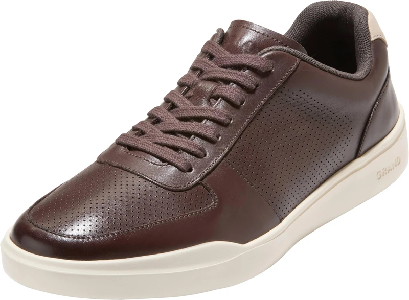 Cole Haan Men's Grand Crosscourt Daily Court Sneaker, Black/Ivory, 7-M UK