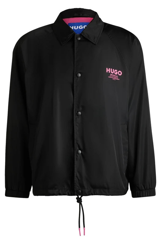 HUGO Men's Biyo2521 10270617 01 Outerwear_Jacket, Black001, S