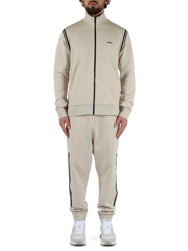 BOSS Men's Tracksuit Set 10256713 01 Sweatshirt, Open Beige284, 4XL