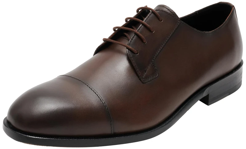 BOSS Men's Limber Derby Shoes - Dark Brown - Size 6 UK