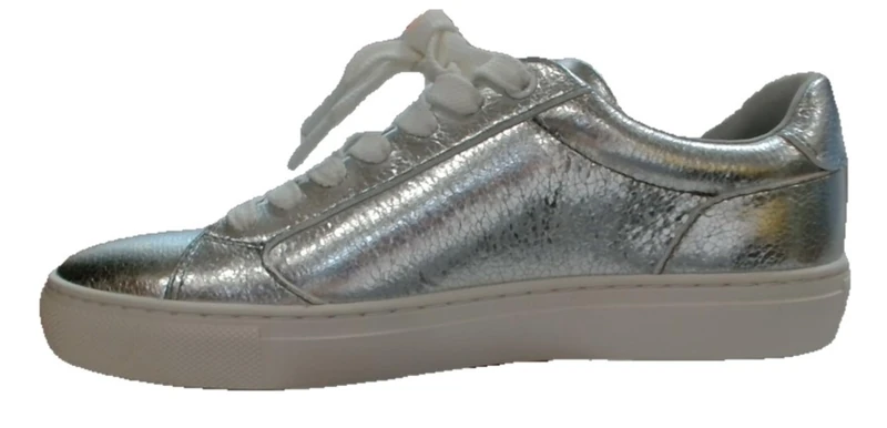 HUGO Morrie_Tenn_crk, Women Sneaker, Silver,