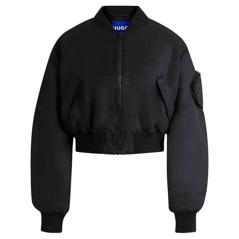 HUGO Women's Foraia-1_B 10271784 01 Outerwear_Jacket, Black001, L - Image 1