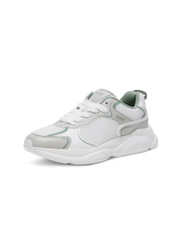 HUGO Leon_Runn_mepu, Women Sneaker, Open White, - Image 1