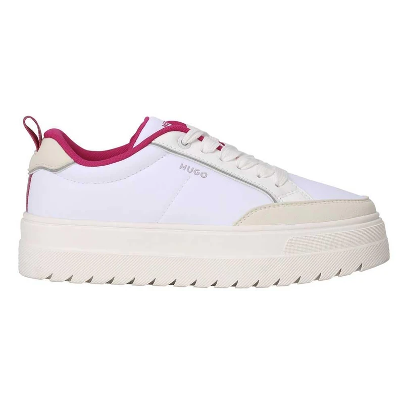 HUGO Lyssa_Tenn_nysdpu, Women Sneaker, Open White,