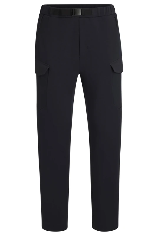 BOSS Men's Hariq Glamping 10270133 01 Jersey_Trousers, Dark Blue402, L