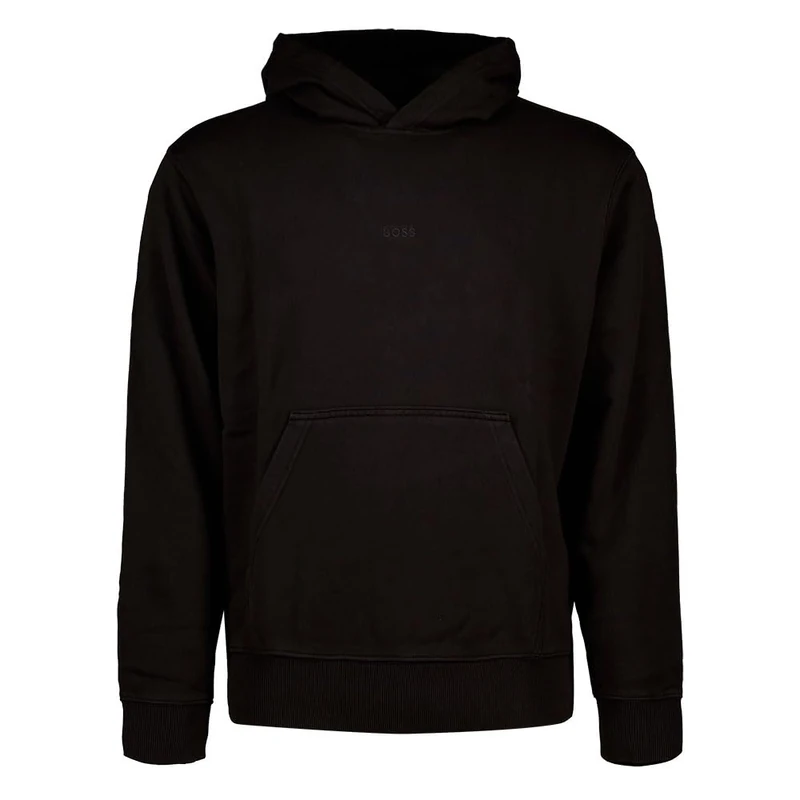 BOSS Men's We_Dye_Hood 10262459 01 Sweatshirt, Black001,