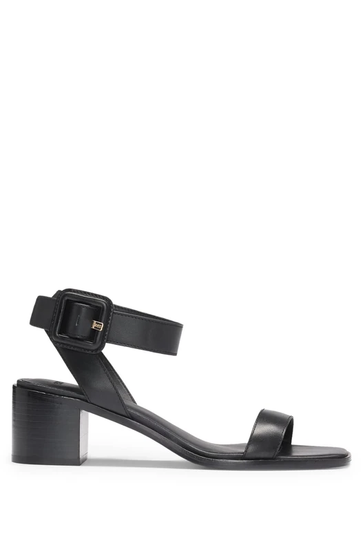 BOSS Charlize_San50_VCBK, WOMEN Sandal, Black,