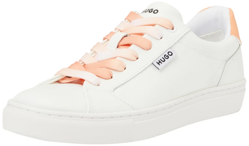 HUGO Morrie_Tenn_cnvpu, Women Sneaker, Open White,