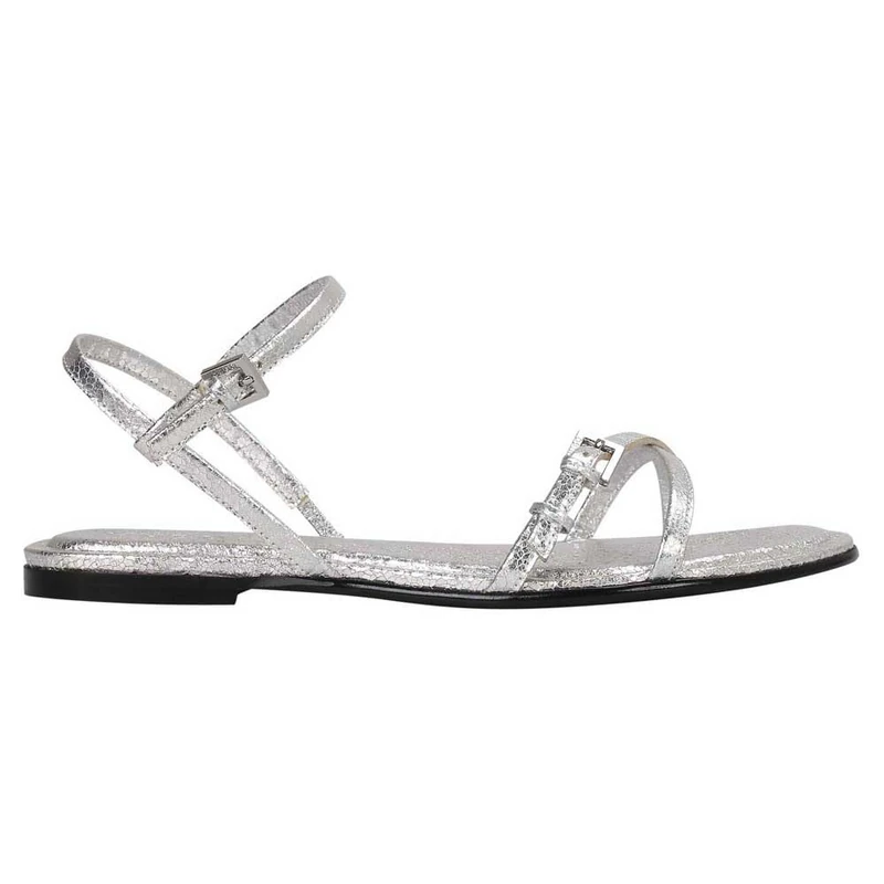 HUGO Tayna_Sandal_CKR, WOMEN Sandal, SILVER,