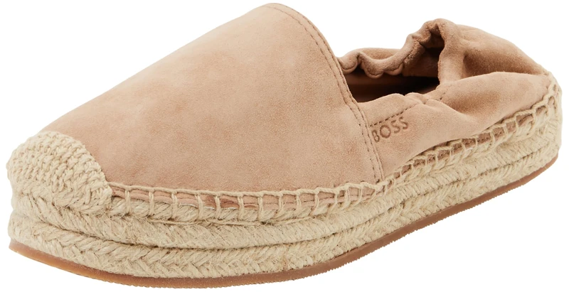 BOSS Madeira_Slon_SD, Women Slip_On_Flats, Medium Beige,
