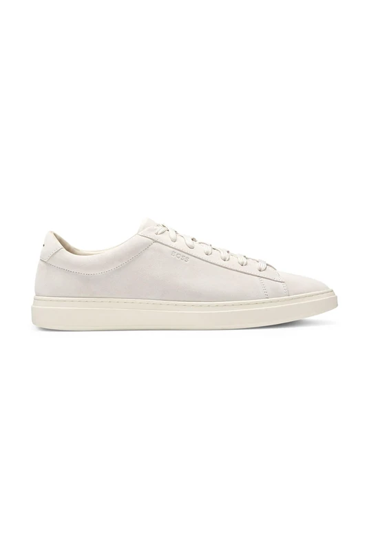 BOSS Mens Kieran Tenn Suede Trainers with Rubber Outsole Size 5
