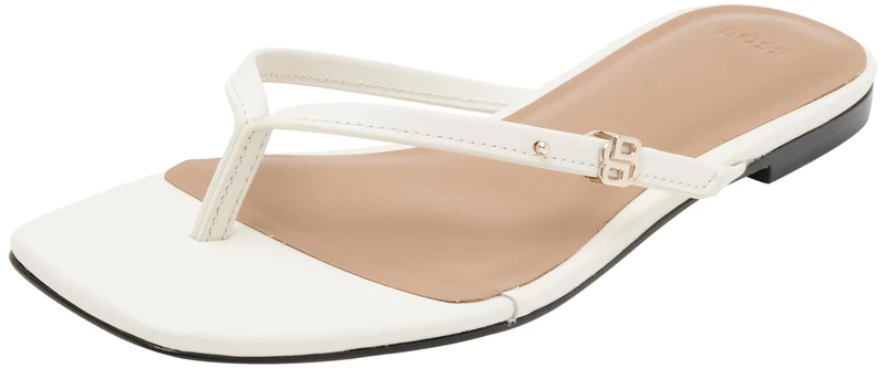 BOSS Women's Charlize_Thong10_VC Thong, Open White, 6 UK