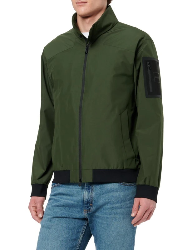 BOSS Men's J_Larzac 10261821 01 Outerwear_Jacket, Open Green355, XXL