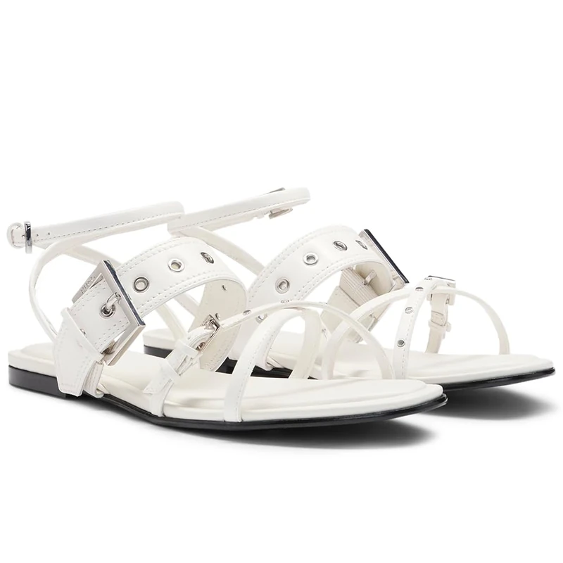 HUGO Tayna_Sandal_NABK, WOMEN Sandal, Natural,