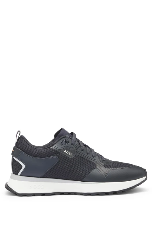 BOSS Men's Jonah_Runn_Meth Running, Dark Blue, 11 UK
