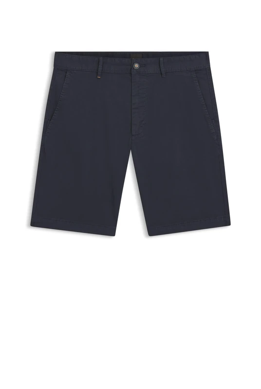 BOSS Men's Chino-Slim-Shorts 10270650 01 Shorts_Flat, Dark Blue404,