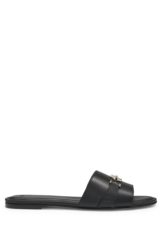 BOSS Women's Emberlyn_Slid10_VCHB Slide, Black, 4 UK