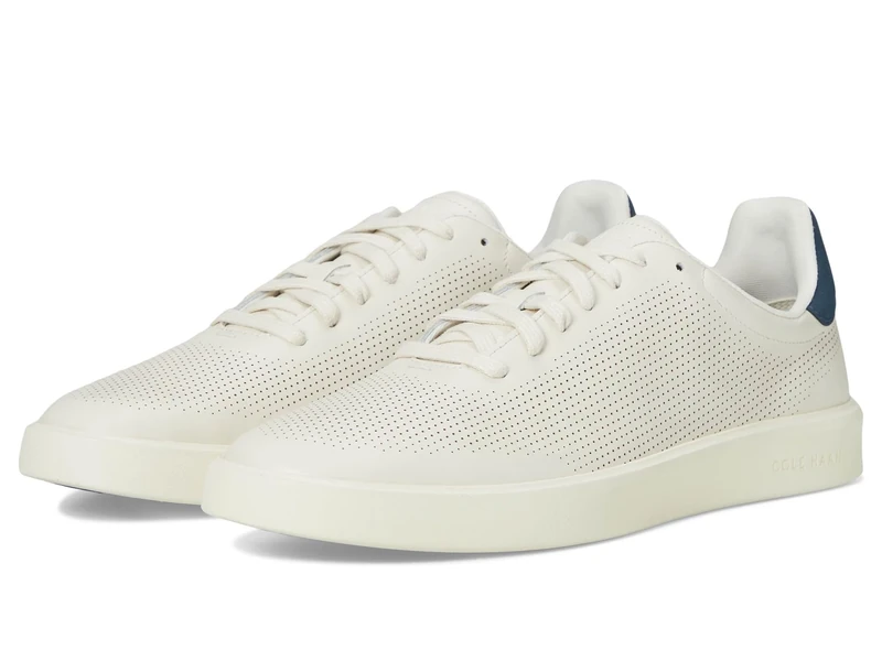 Cole Haan Grand Crosscourt Daily Laser Trainers UK 11 Ivory