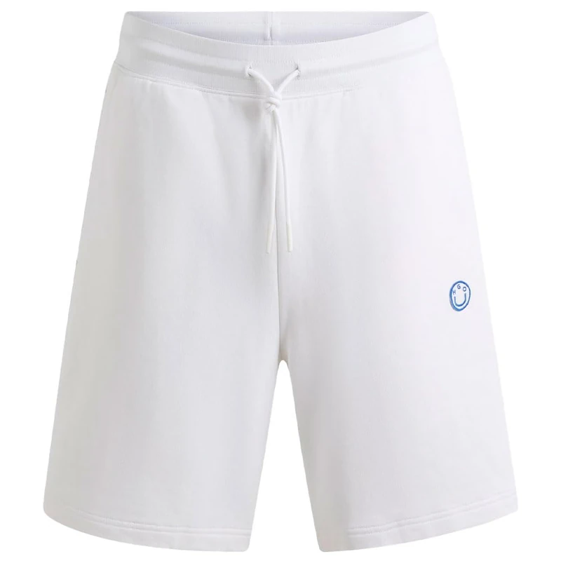HUGO Men's Nylsho 10249110 01 Jersey_Trousers, White100, XXL