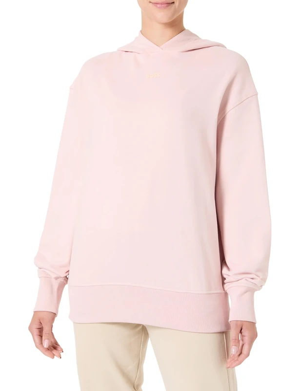 BOSS Women's C_Etea_5 10264439 01 Sweatshirt, Open Pink690,