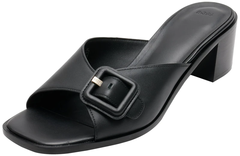 BOSS Women's Charlize_Mule50_VCBK Mules, Black, 9 UK