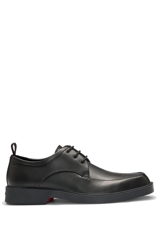 HUGO Men's Iker_Derb_alvp Derby, Black, 8 UK