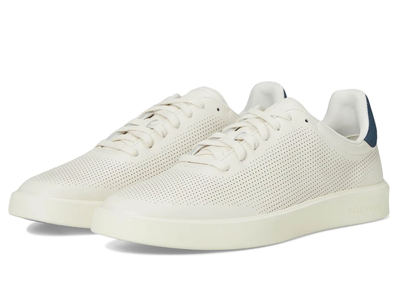 Cole Haan Grand Crosscourt Daily Laser Trainers UK 10 Ivory