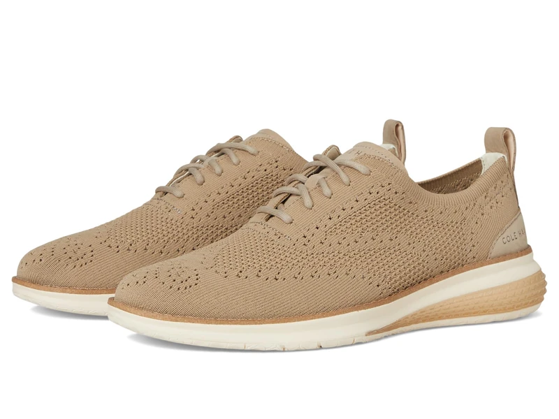 Cole Haan Men's OriginalGrand Energyweave Stitchlite Wing Oxford, Rye/Ivory/Natural, 10-M UK