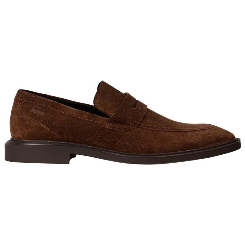 HUGO Men's Gryff_Loaf_sd Loafer, Open Brown, 8 UK