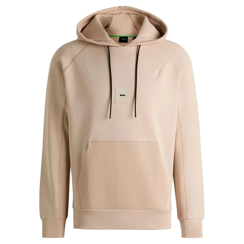 BOSS Men's Soody Rib 10269980 01 Sweatshirt, Open Beige284, 3XL