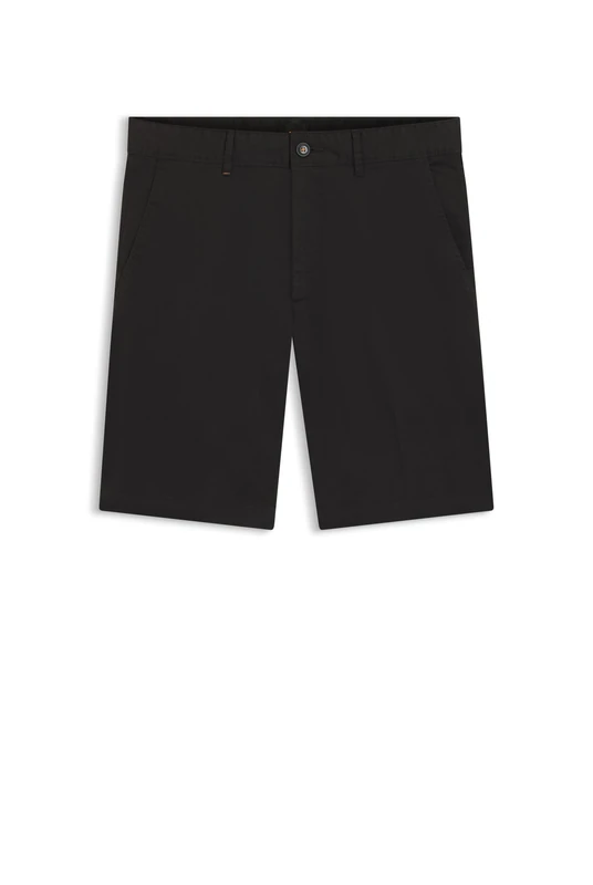 BOSS Men's Chino Slim Shorts Slim Fit Shorts Made of Elastic Cotton Twill, Black001, 31