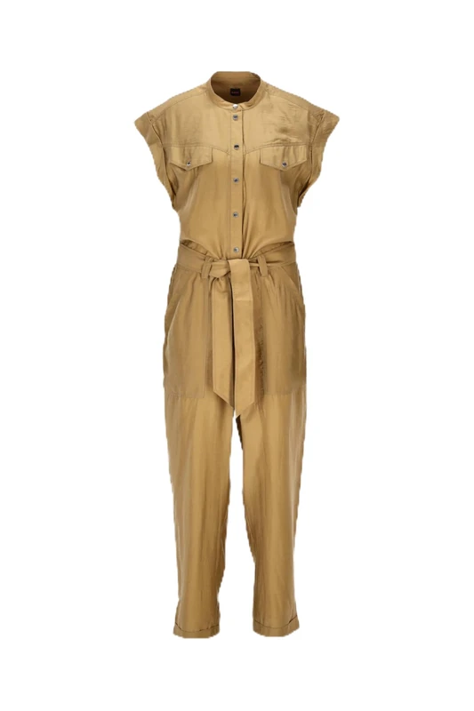 BOSS Women's C_Dridy_1 10248679 01 Dresses, Medium Beige261, 10