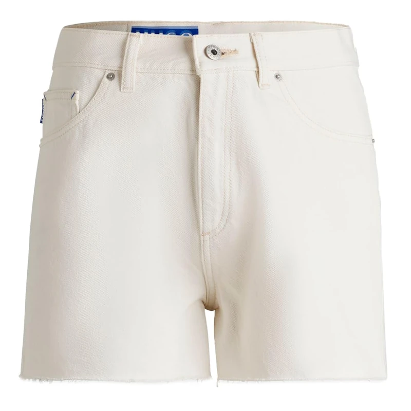 HUGO Women's Gimusa_1_B 10270459 01 Jeans_Shorts, Light Beige275, 32