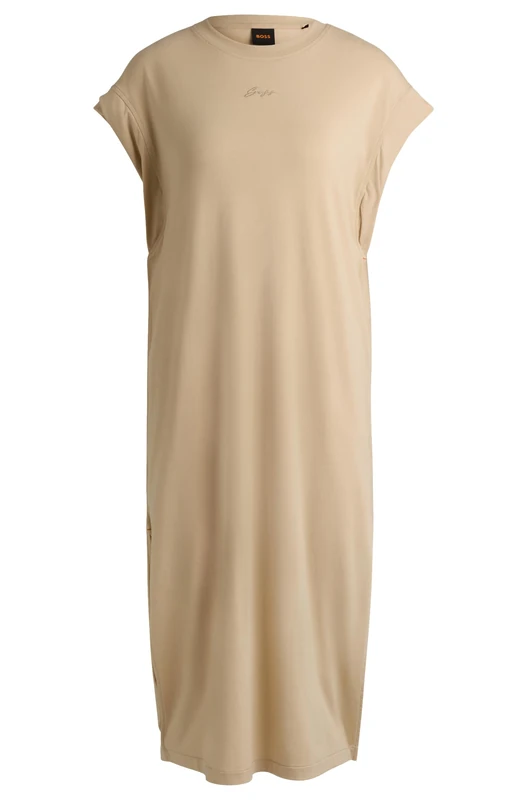 BOSS Women's C_Edress_5 10270066 01 Jersey, Open Beige287, S