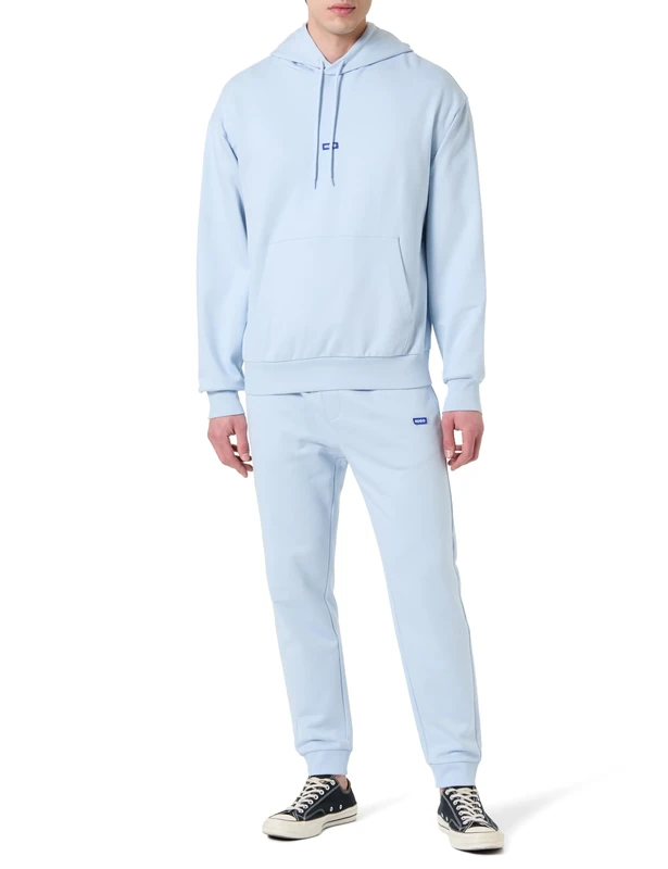 HUGO Men's Tracksuit_NalonsoNap 10249110 Sweatshirt, Open Blue487, XXL