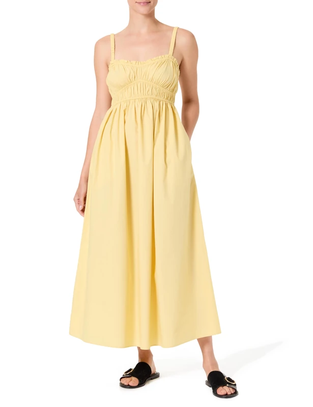 BOSS Women's C_Dalza 10254946 01 Dresses, Bright Yellow736, 12