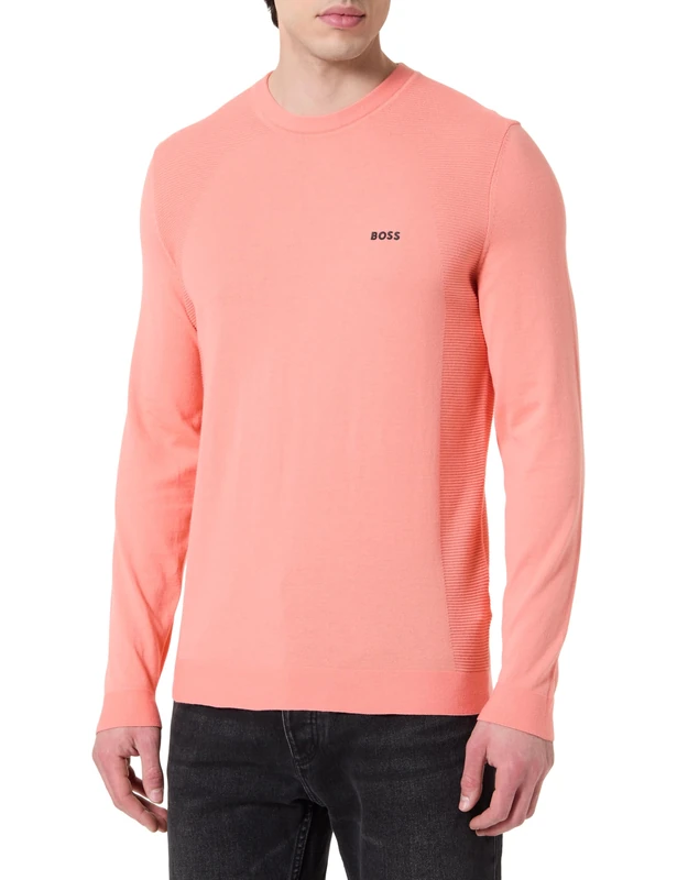 BOSS Men's Momentum_Lite_CN24 10262292 01 Knitted_Sweater, Open Red649, 3XL