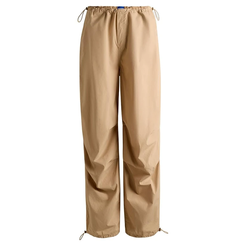 HUGO Women's Hafisa-1-D_B 10259457 01 Trousers_Flat, Open Beige280, 14