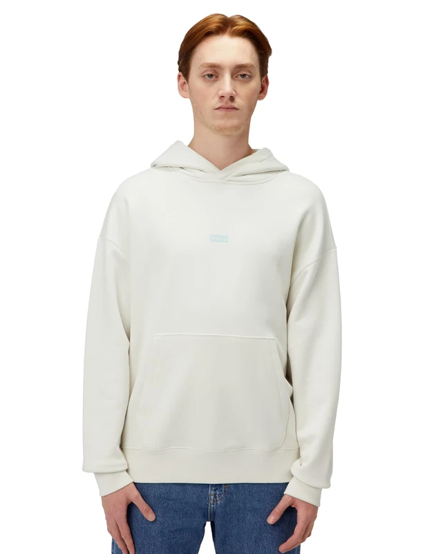 HUGO Men's Nazardo 10257685 01 Sweatshirt, Open White124, XS