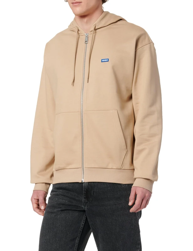 HUGO Men's Nadarasi 10249110 01 Sweatshirt, Medium Beige269,