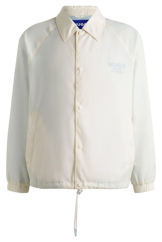 HUGO Men's Biyo2521 10270617 01 Outerwear_Jacket, Open White121, XXL
