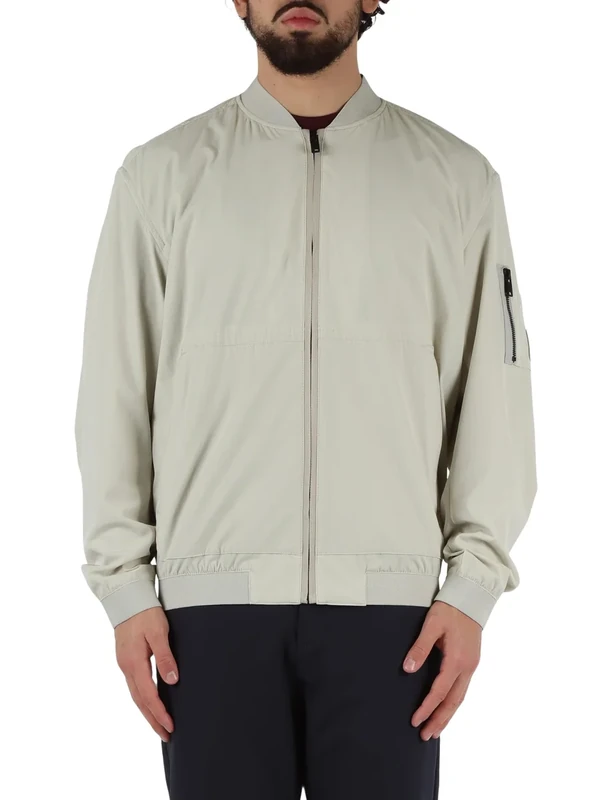 BOSS Men's Oneth 10257695 01 Outerwear_Jacket, Light Beige271, 46